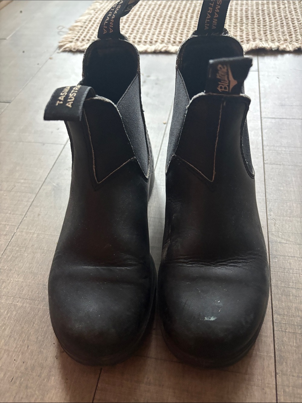🦋Blundstone🦋Black Leather Chelsea Ankle Boots